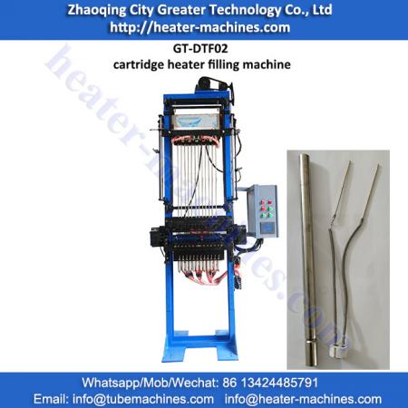 MGO Powder Filling Machine for Cartridge Heater (fill MGO powder directly)