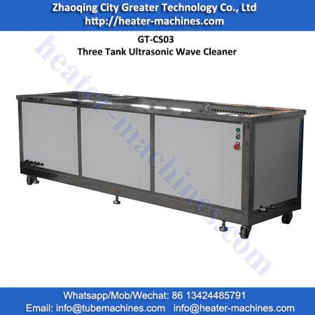 Three Tank Ultrasonic Wave Cleaner