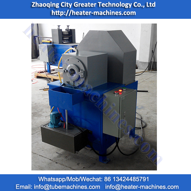 Cartridge heater swaging machine