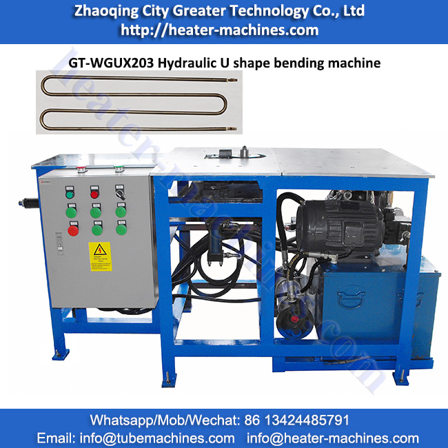 U shape tubular heater bender 