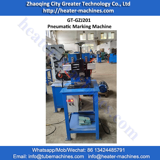 tubular heater marking machine 