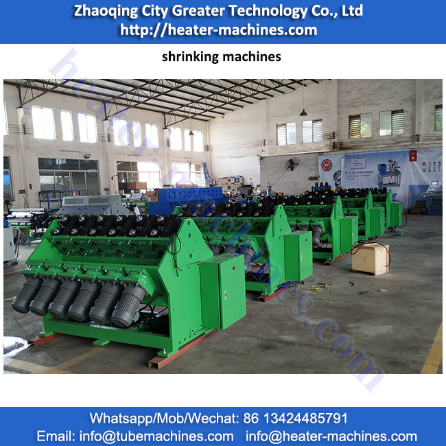 12 station shrinking machine tubular heaters 