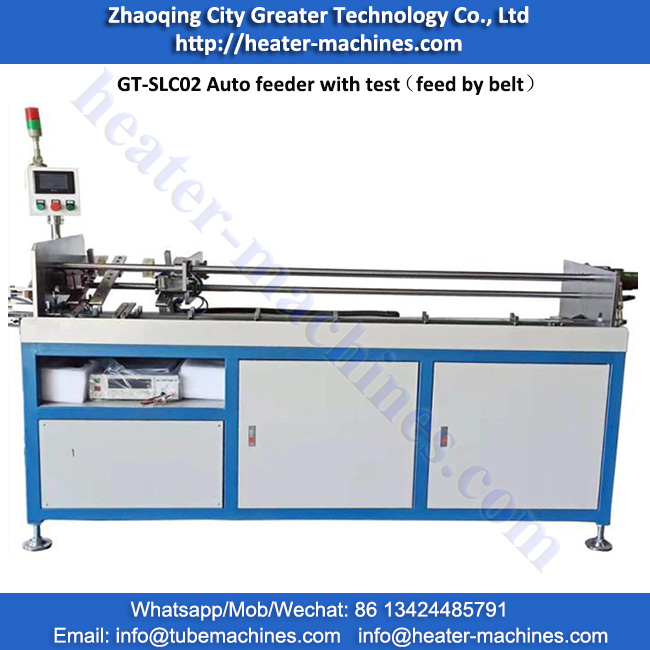auto tubular heater with test by belt for heating elements 