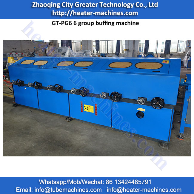6 station buffing machine