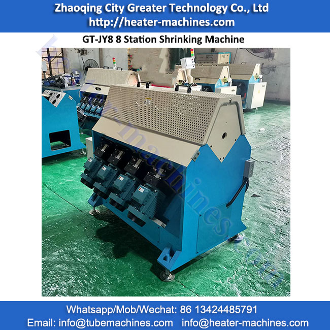 8 station shrinking machine