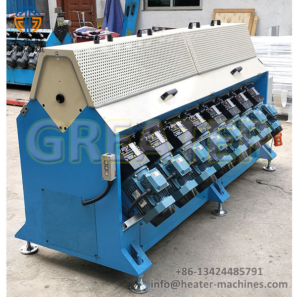 tubular heater shrinking machine